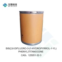 Silicone Resin,Ppoxy Resin and Other UV Curing Agent Bis 2,6-difluoro-3-pyrrole Phenyl Titanocene CAS:125051-32-3